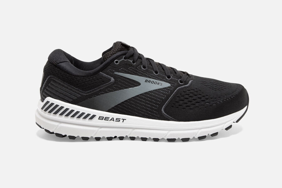 Brooks Beast '20 Mens Australia - Road Running Shoes - Black/Grey (051-ESUMT)